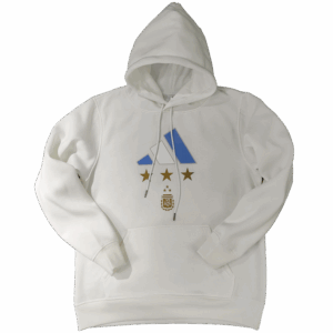 Messi Argentina Hoodie White