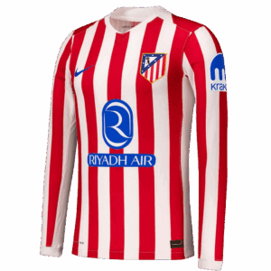 Atletico Madrid Long Sleeve Home Shirt 25/26
