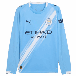 Manchester City Long Sleeve Home Shirt 25/26