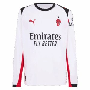 AC Milan Long Sleeve Away Shirt 25/26