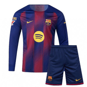 Barcelona Kids Long Sleeve Home Kit 25/26