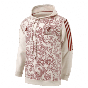 Mexico Hoodie Beige Red