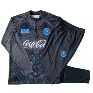 Napoli Kids Long Sleeve Tracksuit Black