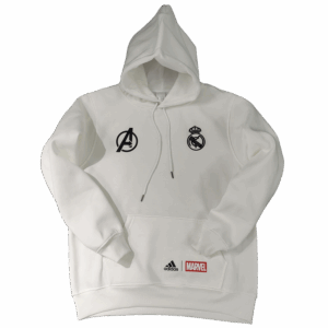 Real Madrid Avengers Hoodie White