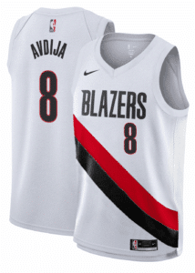 Deni Avdija Portland NBA Jersey White 25/26