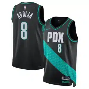 Deni Avdija Portland NBA Jersey Black 25/26 City Edition